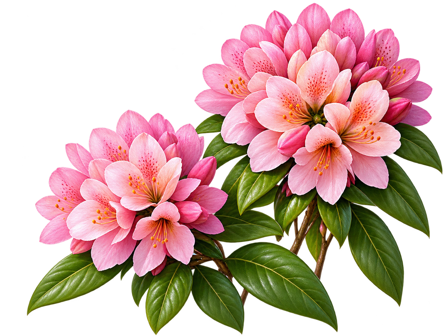 Floral Rhododendron Accent